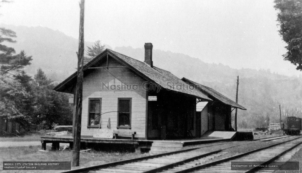 Postcard: Railroad Station, Jamaica, Vermont